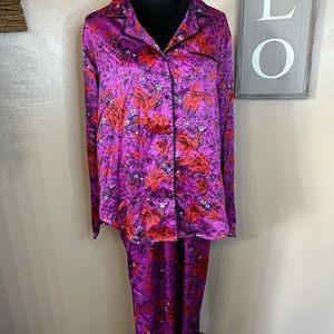 Long Sleeve Purple and Red PJ set (XL)